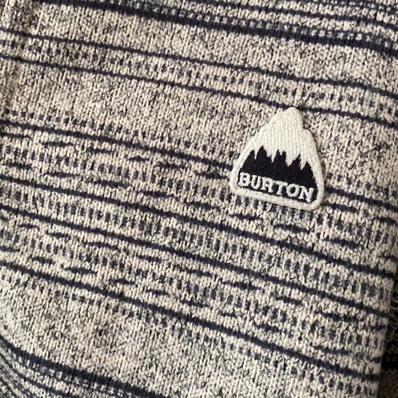Burton DryRide 1/4 Button Hoodie Pullover Sweater L - Picture 2 of 5